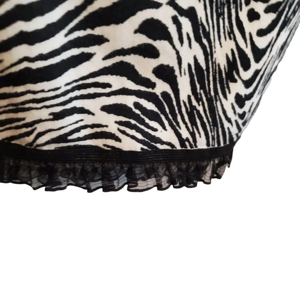 M.D.L. New York Skirt Zebra Print